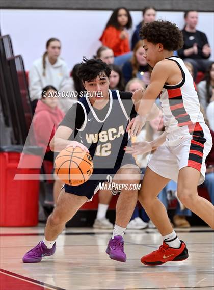 Thumbnail 1 in Western Sierra Collegiate Academy vs. Woodland Christian (CIF SJS D5 Quarter Final)) photogallery.