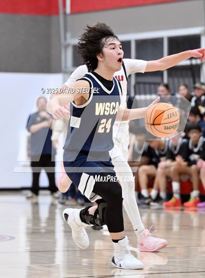 Thumbnail 1 in Western Sierra Collegiate Academy vs. Woodland Christian (CIF SJS D5 Quarter Final)) photogallery.