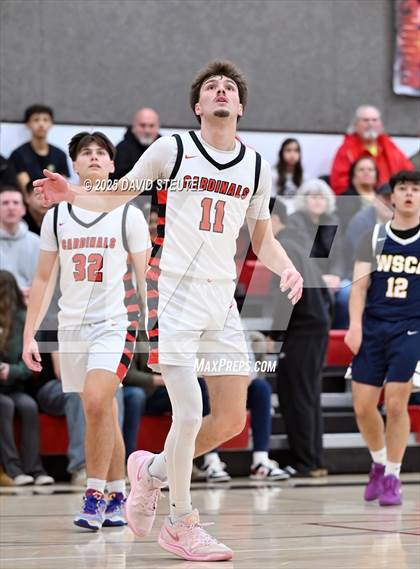 Thumbnail 1 in Western Sierra Collegiate Academy vs. Woodland Christian (CIF SJS D5 Quarter Final)) photogallery.