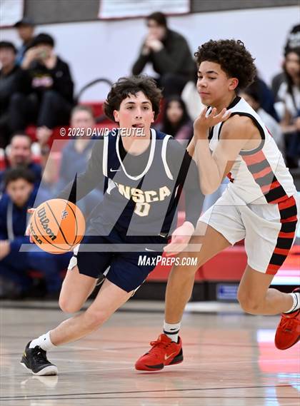 Thumbnail 3 in Western Sierra Collegiate Academy vs. Woodland Christian (CIF SJS D5 Quarter Final)) photogallery.