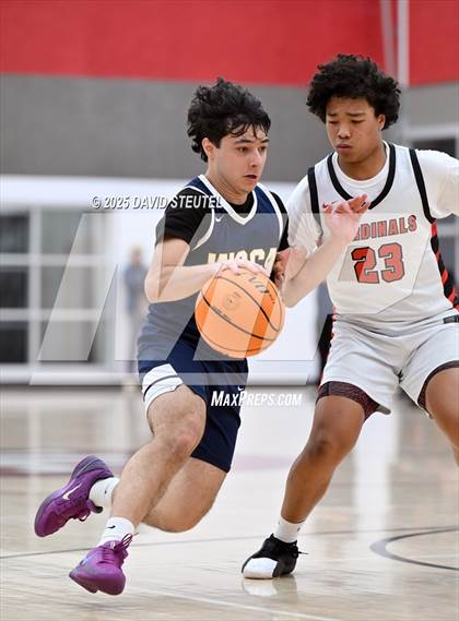 Thumbnail 2 in Western Sierra Collegiate Academy vs. Woodland Christian (CIF SJS D5 Quarter Final)) photogallery.