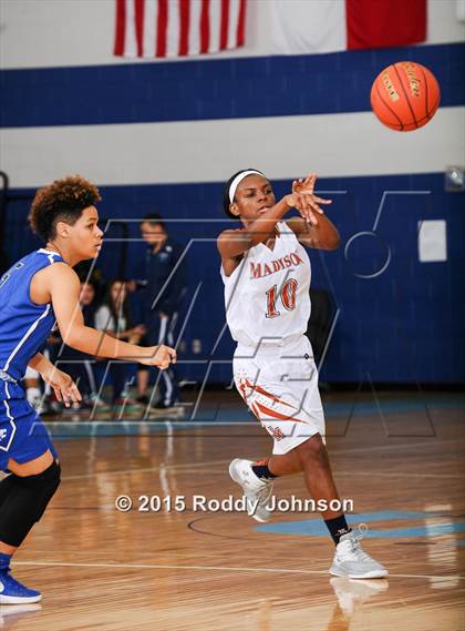 Thumbnail 1 in Madison vs. Cypress Creek (McDonald's Texas Invitational) photogallery.