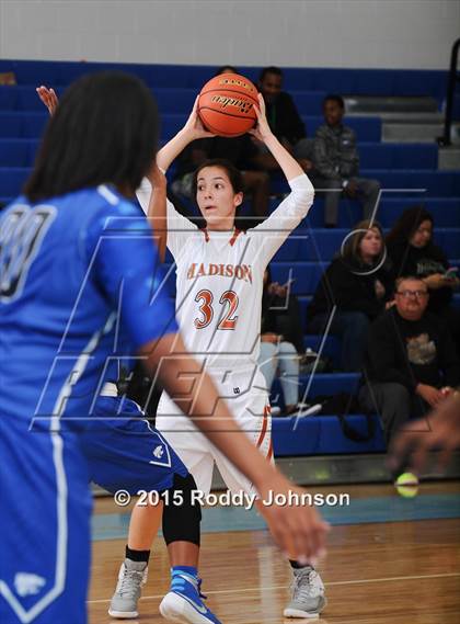 Thumbnail 2 in Madison vs. Cypress Creek (McDonald's Texas Invitational) photogallery.