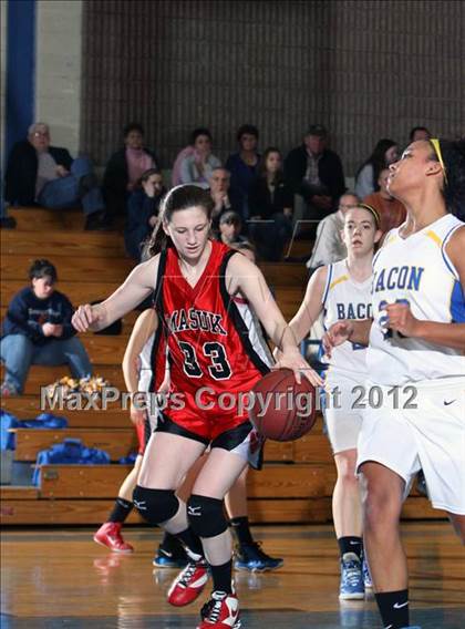 Thumbnail 3 in Masuk @ Bacon Academy (CIAC Class L 2nd Round) photogallery.