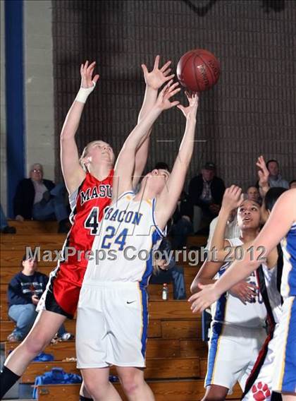 Thumbnail 2 in Masuk @ Bacon Academy (CIAC Class L 2nd Round) photogallery.