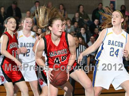 Thumbnail 2 in Masuk @ Bacon Academy (CIAC Class L 2nd Round) photogallery.