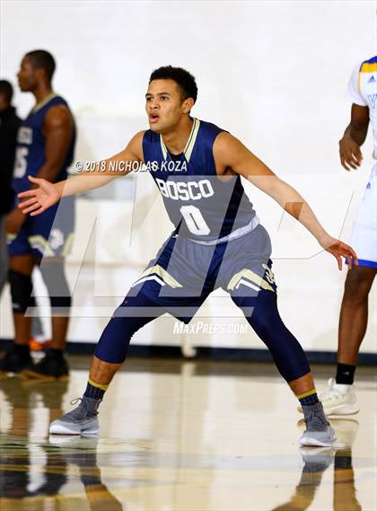 Thumbnail 3 in St. John Bosco vs. St. Bernard (Bishop Montgomery Shootout) photogallery.