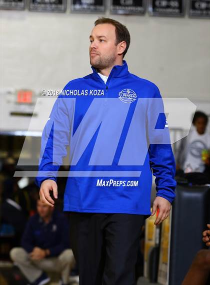Thumbnail 1 in St. John Bosco vs. St. Bernard (Bishop Montgomery Shootout) photogallery.