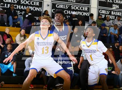 Thumbnail 2 in St. John Bosco vs. St. Bernard (Bishop Montgomery Shootout) photogallery.