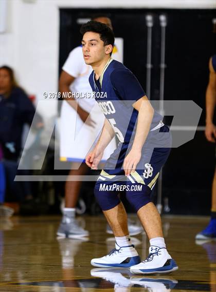 Thumbnail 3 in St. John Bosco vs. St. Bernard (Bishop Montgomery Shootout) photogallery.