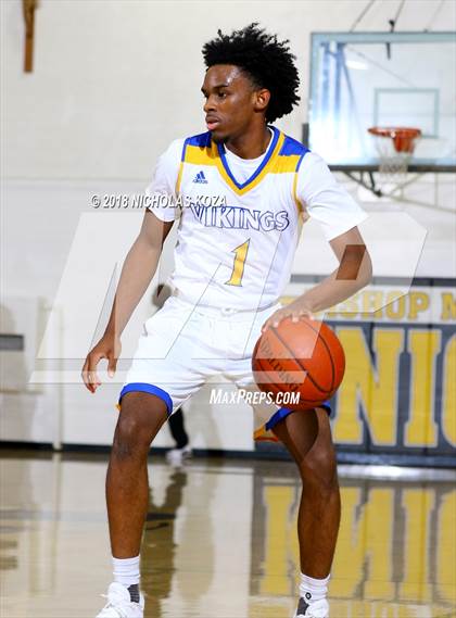 Thumbnail 2 in St. John Bosco vs. St. Bernard (Bishop Montgomery Shootout) photogallery.