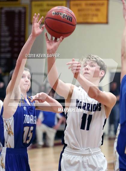 Thumbnail 2 in Longmont Christian vs. Genoa-Hugo/Karval  (CHSAA 1A Regional Playoff) photogallery.