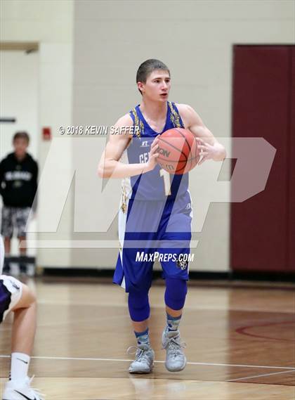 Thumbnail 3 in Longmont Christian vs. Genoa-Hugo/Karval  (CHSAA 1A Regional Playoff) photogallery.