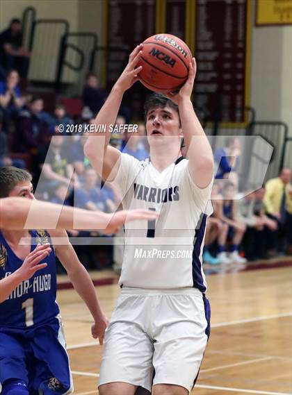 Thumbnail 3 in Longmont Christian vs. Genoa-Hugo/Karval  (CHSAA 1A Regional Playoff) photogallery.