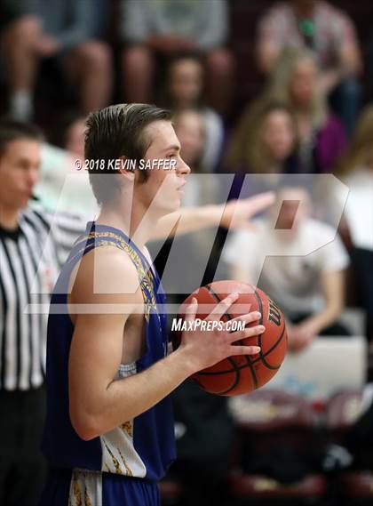Thumbnail 3 in Longmont Christian vs. Genoa-Hugo/Karval  (CHSAA 1A Regional Playoff) photogallery.