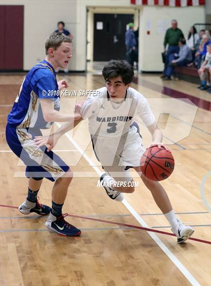 Thumbnail 3 in Longmont Christian vs. Genoa-Hugo/Karval  (CHSAA 1A Regional Playoff) photogallery.