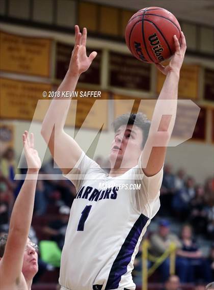 Thumbnail 3 in Longmont Christian vs. Genoa-Hugo/Karval  (CHSAA 1A Regional Playoff) photogallery.