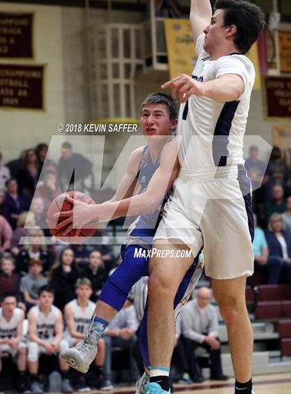 Thumbnail 3 in Longmont Christian vs. Genoa-Hugo/Karval  (CHSAA 1A Regional Playoff) photogallery.