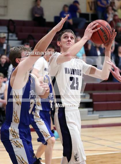 Thumbnail 2 in Longmont Christian vs. Genoa-Hugo/Karval  (CHSAA 1A Regional Playoff) photogallery.