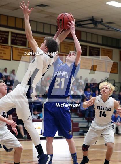 Thumbnail 1 in Longmont Christian vs. Genoa-Hugo/Karval  (CHSAA 1A Regional Playoff) photogallery.