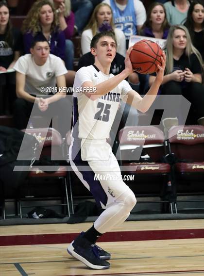 Thumbnail 2 in Longmont Christian vs. Genoa-Hugo/Karval  (CHSAA 1A Regional Playoff) photogallery.