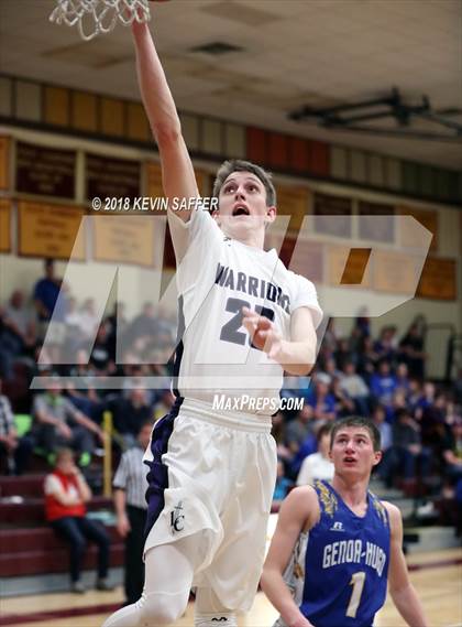 Thumbnail 2 in Longmont Christian vs. Genoa-Hugo/Karval  (CHSAA 1A Regional Playoff) photogallery.