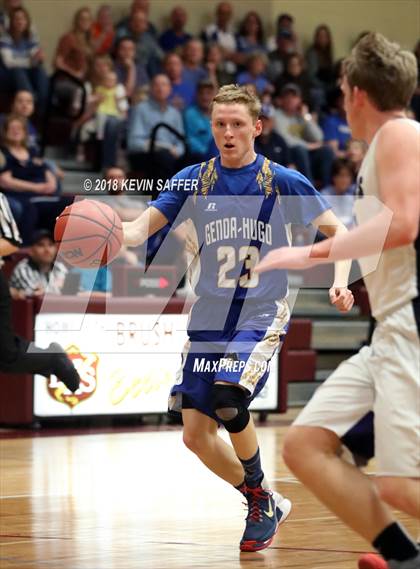 Thumbnail 3 in Longmont Christian vs. Genoa-Hugo/Karval  (CHSAA 1A Regional Playoff) photogallery.