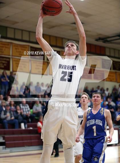 Thumbnail 1 in Longmont Christian vs. Genoa-Hugo/Karval  (CHSAA 1A Regional Playoff) photogallery.