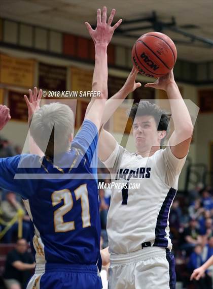 Thumbnail 2 in Longmont Christian vs. Genoa-Hugo/Karval  (CHSAA 1A Regional Playoff) photogallery.