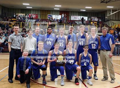Thumbnail 1 in Longmont Christian vs. Genoa-Hugo/Karval  (CHSAA 1A Regional Playoff) photogallery.