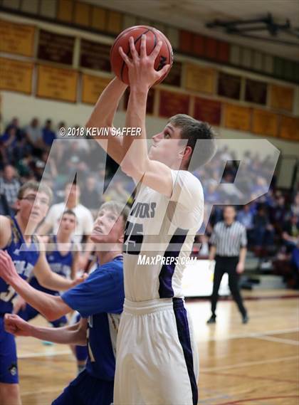 Thumbnail 3 in Longmont Christian vs. Genoa-Hugo/Karval  (CHSAA 1A Regional Playoff) photogallery.