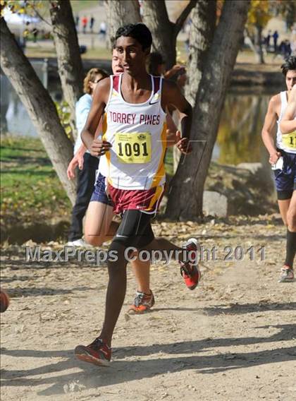Thumbnail 1 in CIF State Cross Country Championships (Boys Division I) photogallery.
