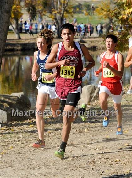 Thumbnail 1 in CIF State Cross Country Championships (Boys Division I) photogallery.