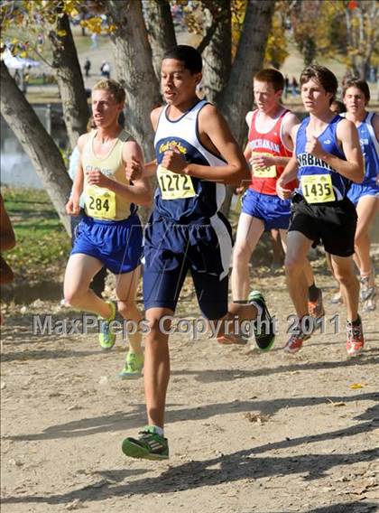 Thumbnail 3 in CIF State Cross Country Championships (Boys Division I) photogallery.