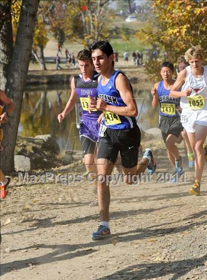 Thumbnail 1 in CIF State Cross Country Championships (Boys Division I) photogallery.