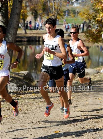 Thumbnail 2 in CIF State Cross Country Championships (Boys Division I) photogallery.