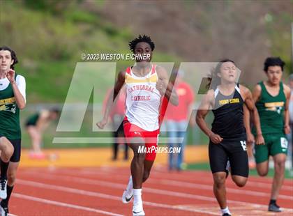 Thumbnail 3 in Cathedral Catholic Tri-Meet photogallery.