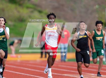 Thumbnail 3 in Cathedral Catholic Tri-Meet photogallery.