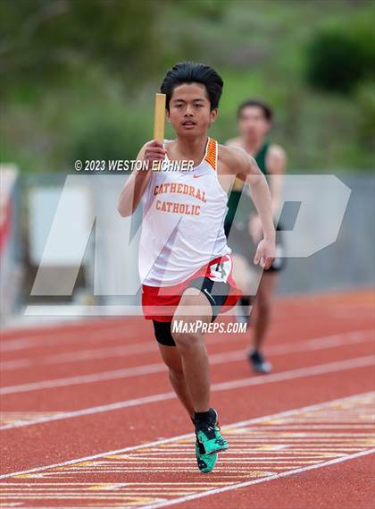 Thumbnail 2 in Cathedral Catholic Tri-Meet photogallery.
