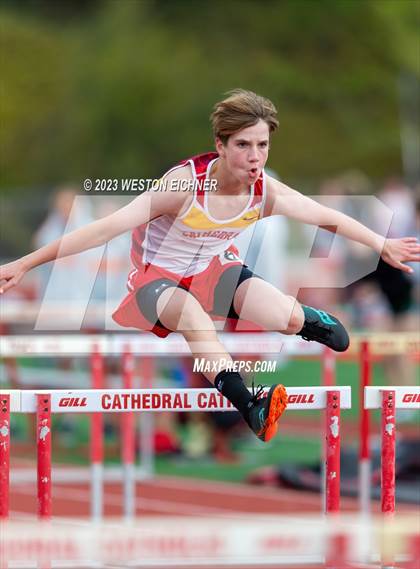 Thumbnail 3 in Cathedral Catholic Tri-Meet photogallery.