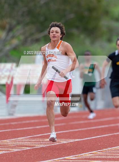 Thumbnail 1 in Cathedral Catholic Tri-Meet photogallery.