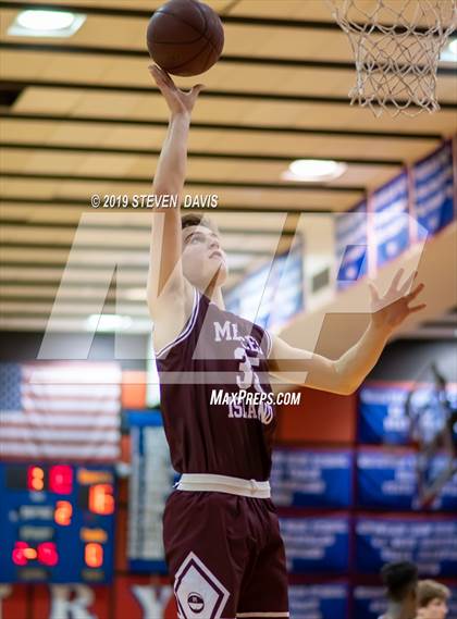 Thumbnail 2 in Mercer Island vs. Mountain View  (Visit Mesa Basketball Challenge) photogallery.
