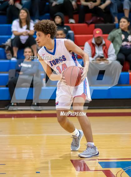 Thumbnail 1 in Mercer Island vs. Mountain View  (Visit Mesa Basketball Challenge) photogallery.