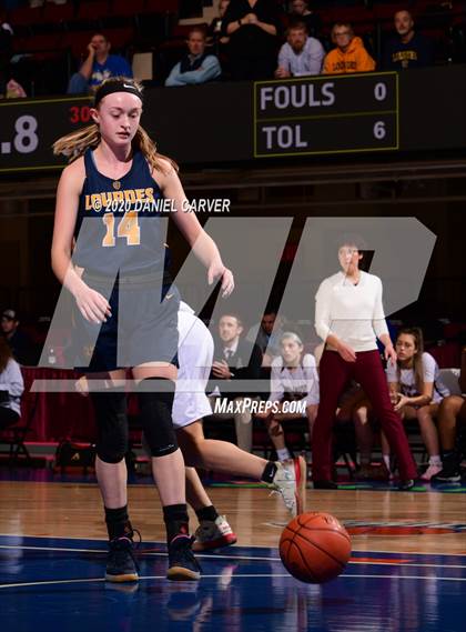 Thumbnail 2 in Our Lady of Lourdes vs. Arlington (Section 1 Class AA Semifinal) photogallery.