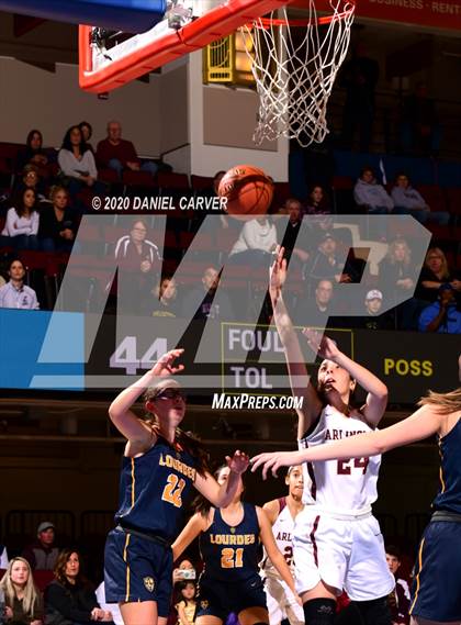 Thumbnail 2 in Our Lady of Lourdes vs. Arlington (Section 1 Class AA Semifinal) photogallery.
