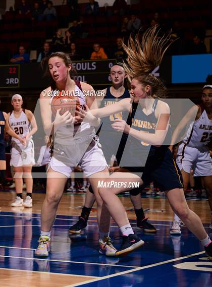 Thumbnail 3 in Our Lady of Lourdes vs. Arlington (Section 1 Class AA Semifinal) photogallery.