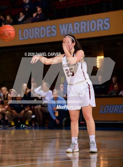 Thumbnail 2 in Our Lady of Lourdes vs. Arlington (Section 1 Class AA Semifinal) photogallery.