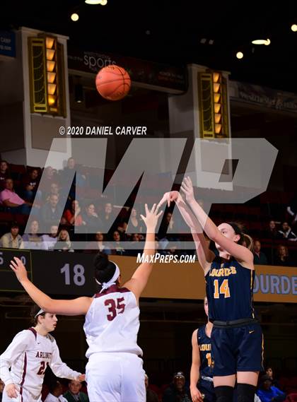 Thumbnail 2 in Our Lady of Lourdes vs. Arlington (Section 1 Class AA Semifinal) photogallery.