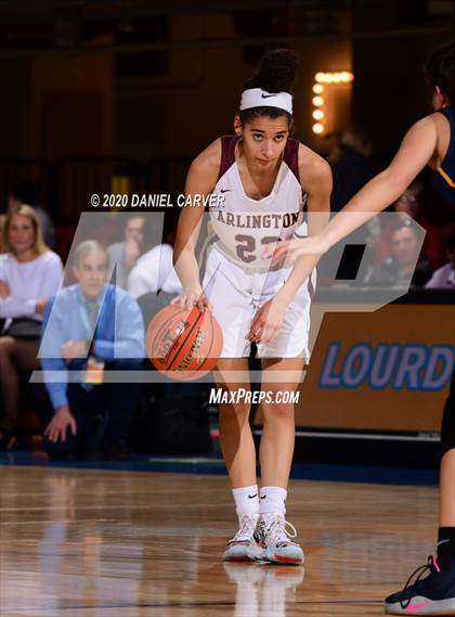 Thumbnail 2 in Our Lady of Lourdes vs. Arlington (Section 1 Class AA Semifinal) photogallery.