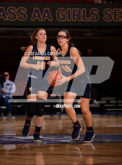 Thumbnail 1 in Our Lady of Lourdes vs. Arlington (Section 1 Class AA Semifinal) photogallery.